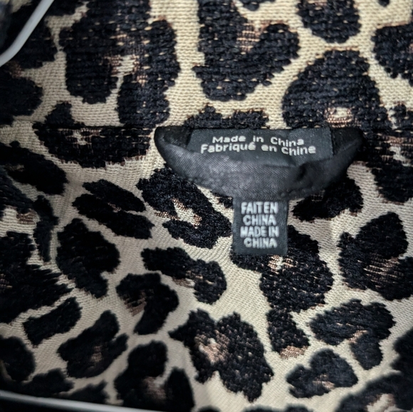 60s Style Leopard Print Coat - Picture 5 of 12